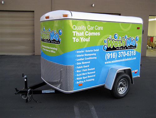 Wash Me Mobile Detail Auto Detailing Trailer - Automotive Appearance