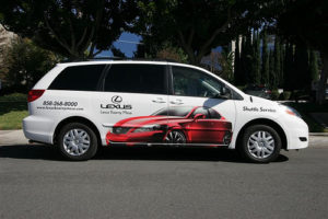 Lexus Shuttle Graphics