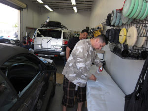 Paint Protection Clear Bra Installation 6