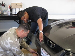 Paint Protection Clear Bra Installation 1