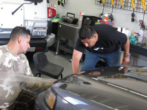 Paint Protection Clear Bra Installation 2