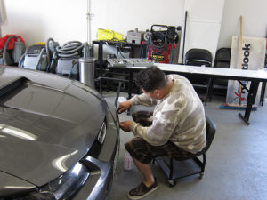 Paint Protection Clear Bra Installation 3