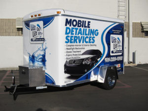 Wax On Wax Off Auto Detailing Trailer
