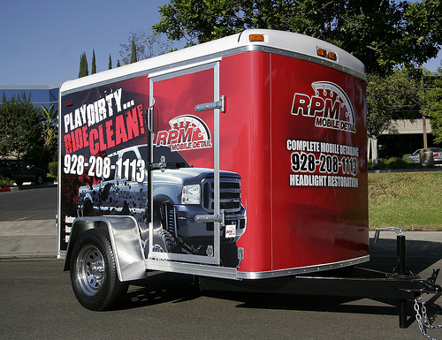 RPM Mobile Detail Trailer Wrap