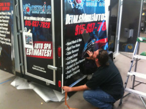 Installing Vehicle Graphics On the Trailer