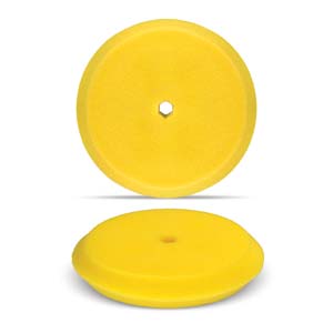 Yellow 8”Double-Sided Foam Pad - Medium Cutting