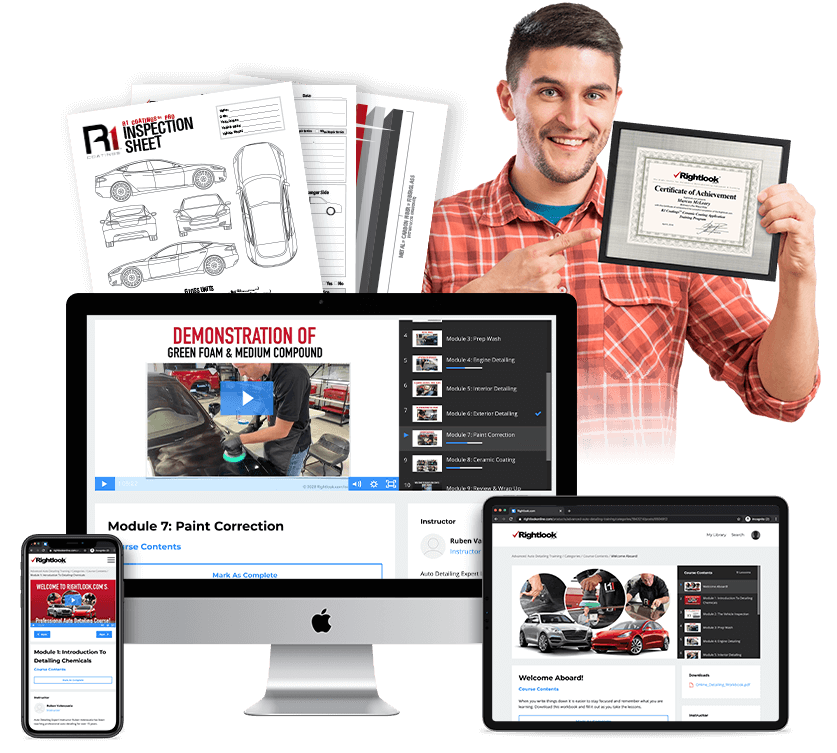 Rightlook Online Certified Auto Detailing Training Course