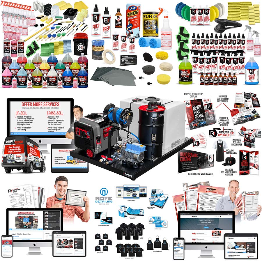 Rightlook Electric Skid Deluxe Online Detail Training with Essentials Marketing Package