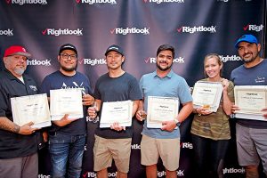 Rightlook hands-on detailing training graduation certificates