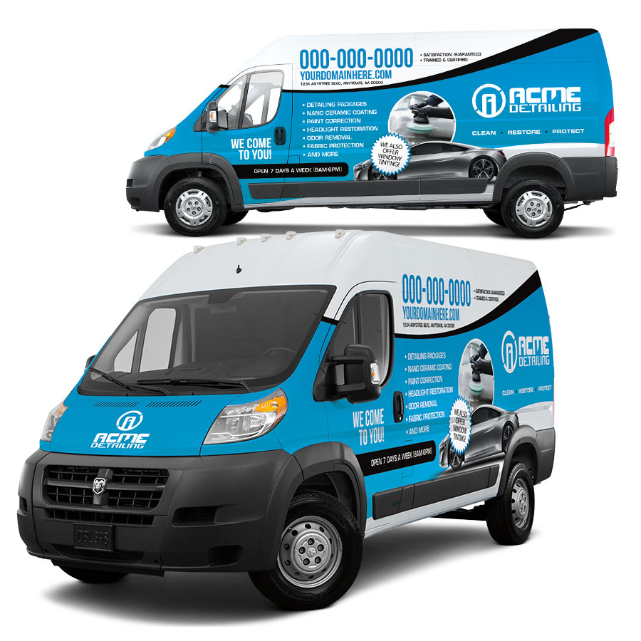 Rightlook Marketing Auto Appearance Vehicle Wrap Design