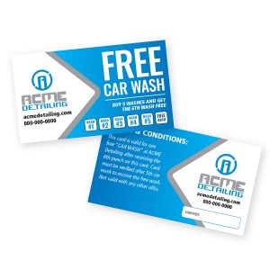 Rightlook Marketing Auto Appearance Custom Coupon Cards