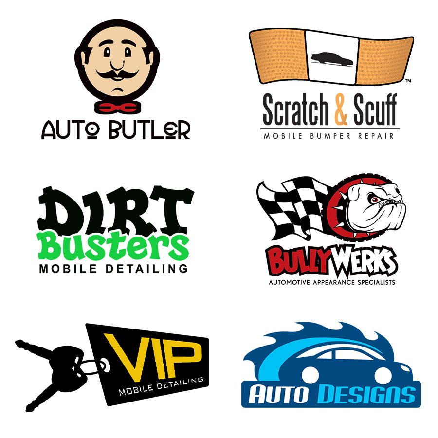 Rightlook Marketing Auto Appearance Custom Logo Design