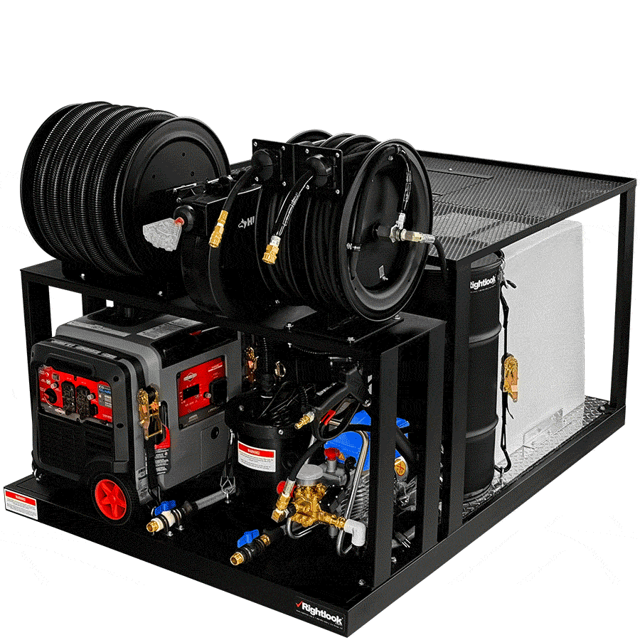 Rightlook RightWash Electric-E: Reel Deal Storage Pro Deluxe Detail Skid