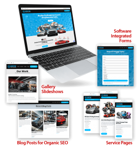 Rightlook Business Accelerator Program Website Features