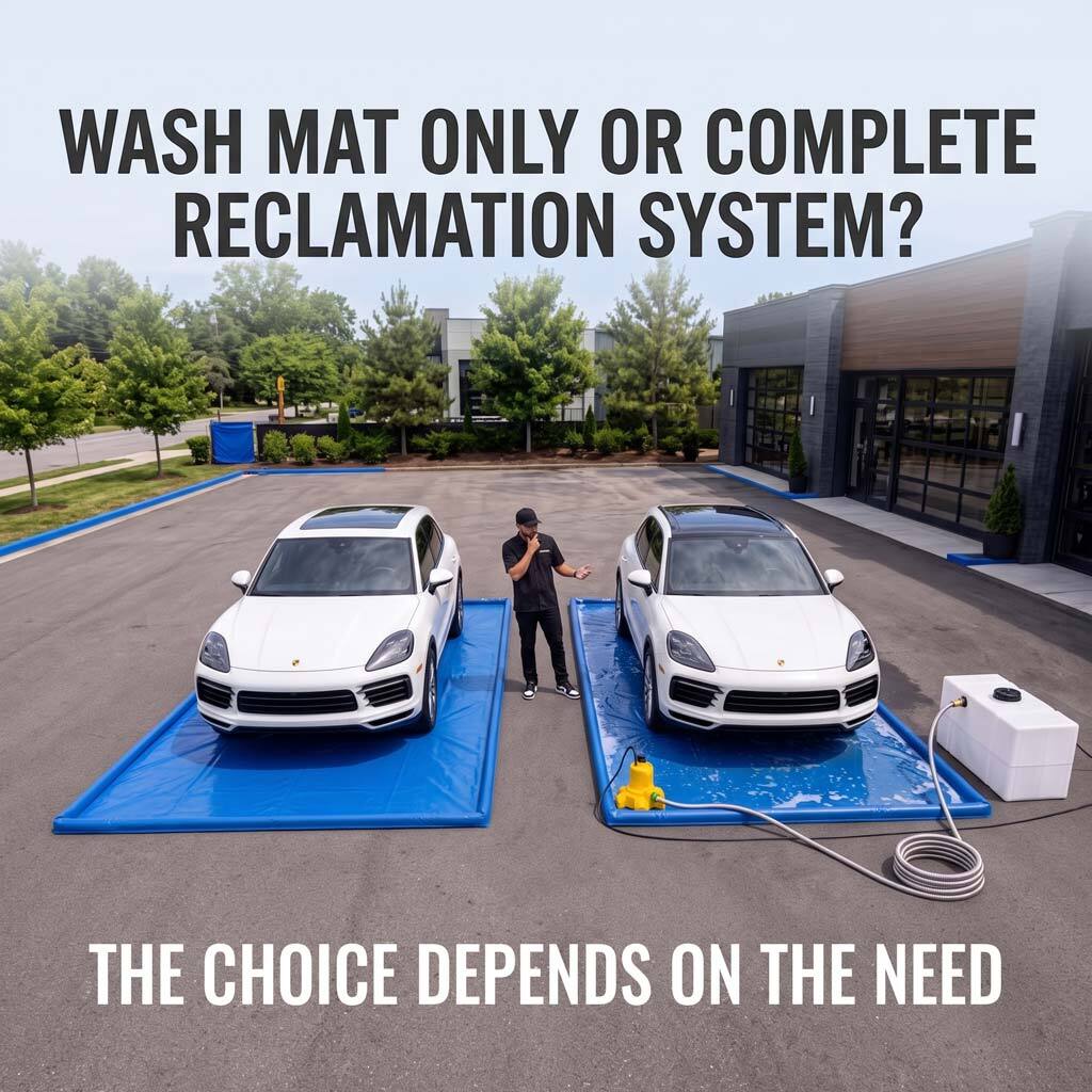 Wash Mat Only or Complete Water Reclamation System? How to Detailers Decide